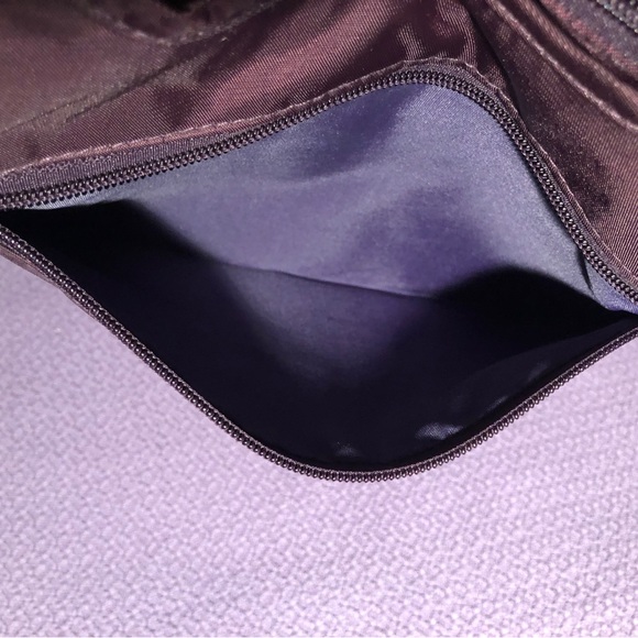 Nylon Tote with Laptop Pocket - Purple - Picture 4 of 6